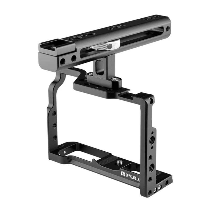 

PULUZ Camera Rig Full Cage For FUJIFILM XT2 / XT3 With Top Handle Grip Cold Shoe Mount Mutiful Thread Tripod Holes