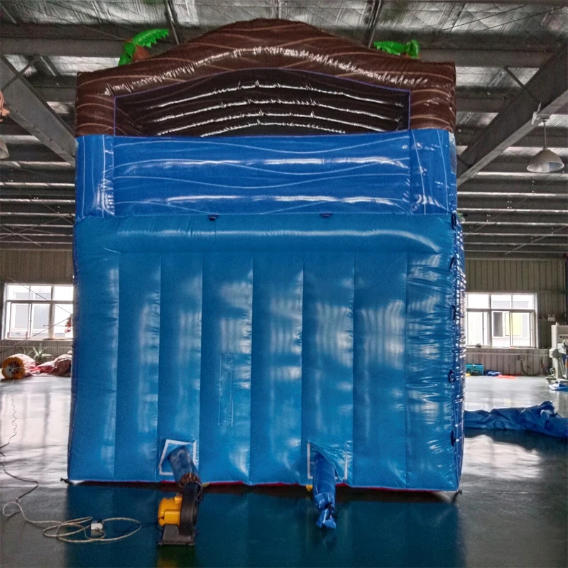 Гигантская надувная водная горка в стиле пиратского корабля популярный дизайн