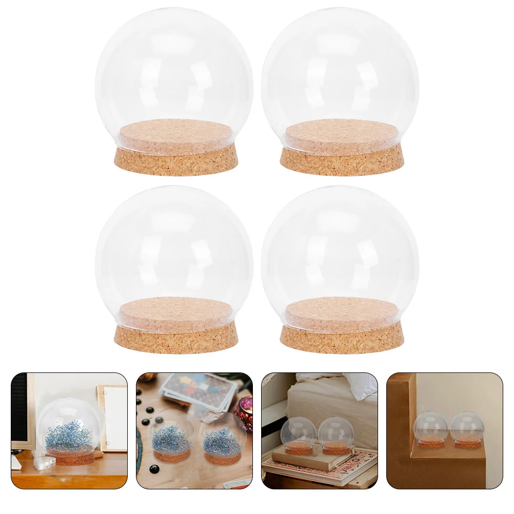 

Domeflower Cover Cloche Display Jar Globeclear Landscape Case Bell Decor Terrarium Preserved Eternal Micro Base Showcase Desktop