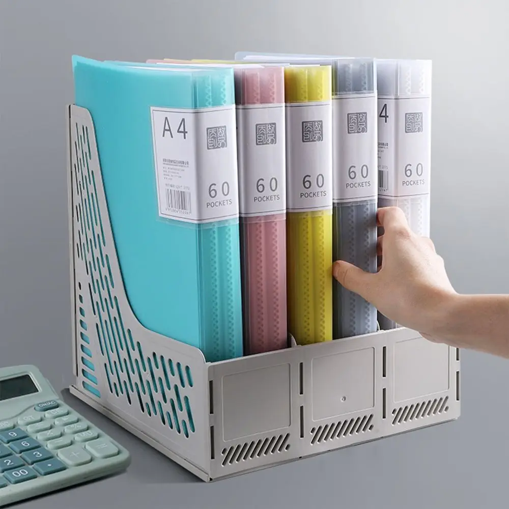 

Desktop Storage A4 File Organizer Waterproof Large Capacity A4 File Paper Folder Multifunctional Dustproof Document Organizer