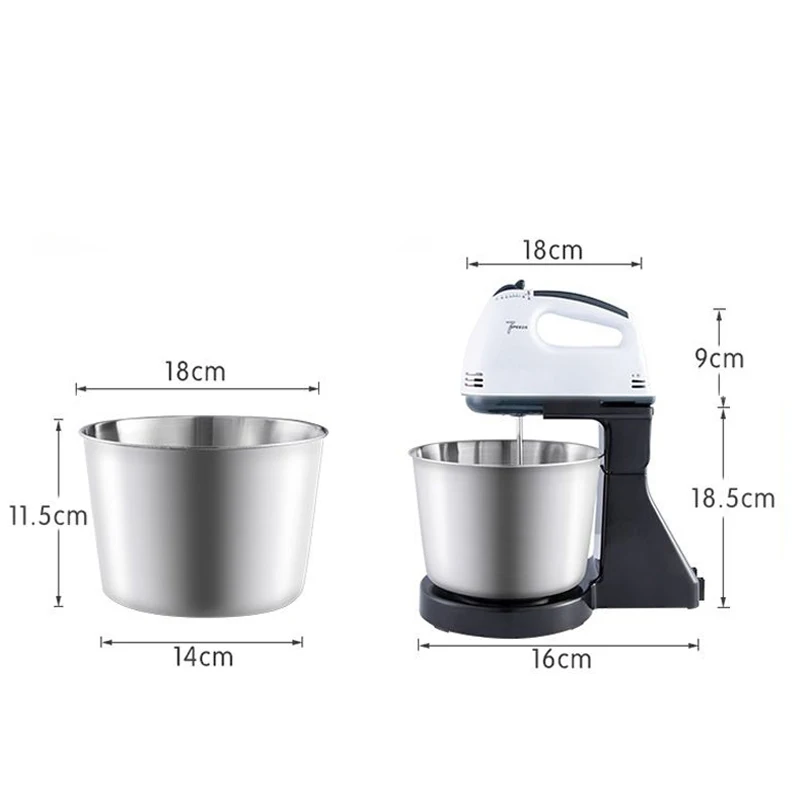 Kitchen Food Stand Mixer Multifunctional Food Blender Automatic Cream Food Cake Baking Dough Machine Home Kitchen Food Processor images - 6