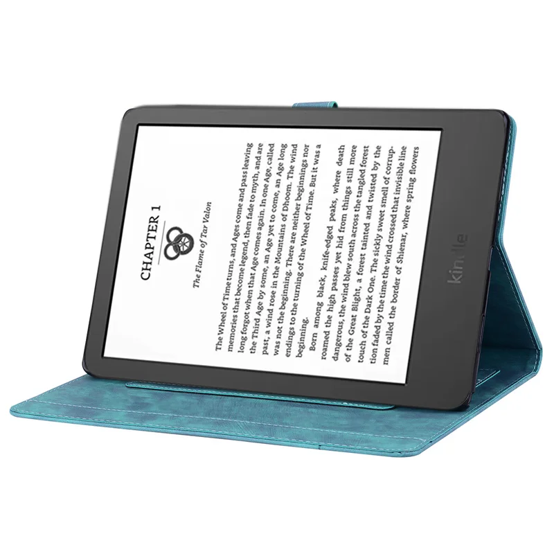 Фото Чехол GEFENIS Funda для Kindle Paperwhite 12 поколения 2024 7 дюймов с тиснением 3D цветок кошка кошелек-подставка чехол для Kindle Paperwhite 2 №5
