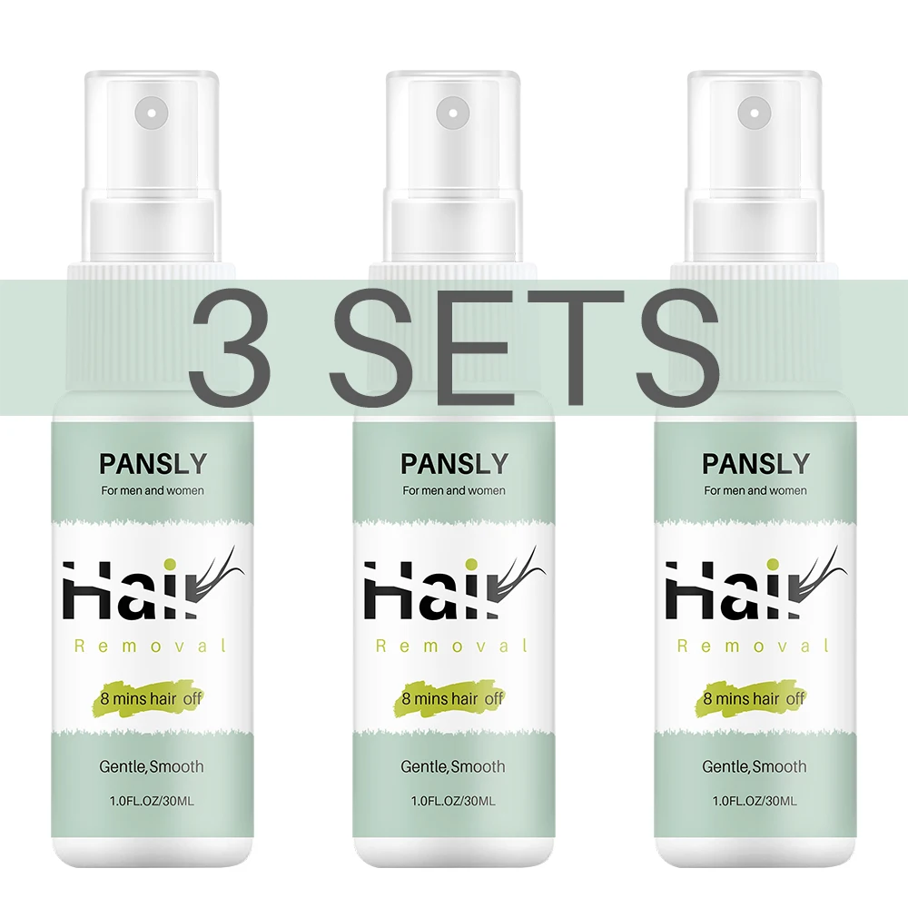 

Sdotter 3 Kits Professional Fast Hair Removal And Stop Growth Inhibitor Spray Sets Painess Non-Irritating Smooth Your Skin For W