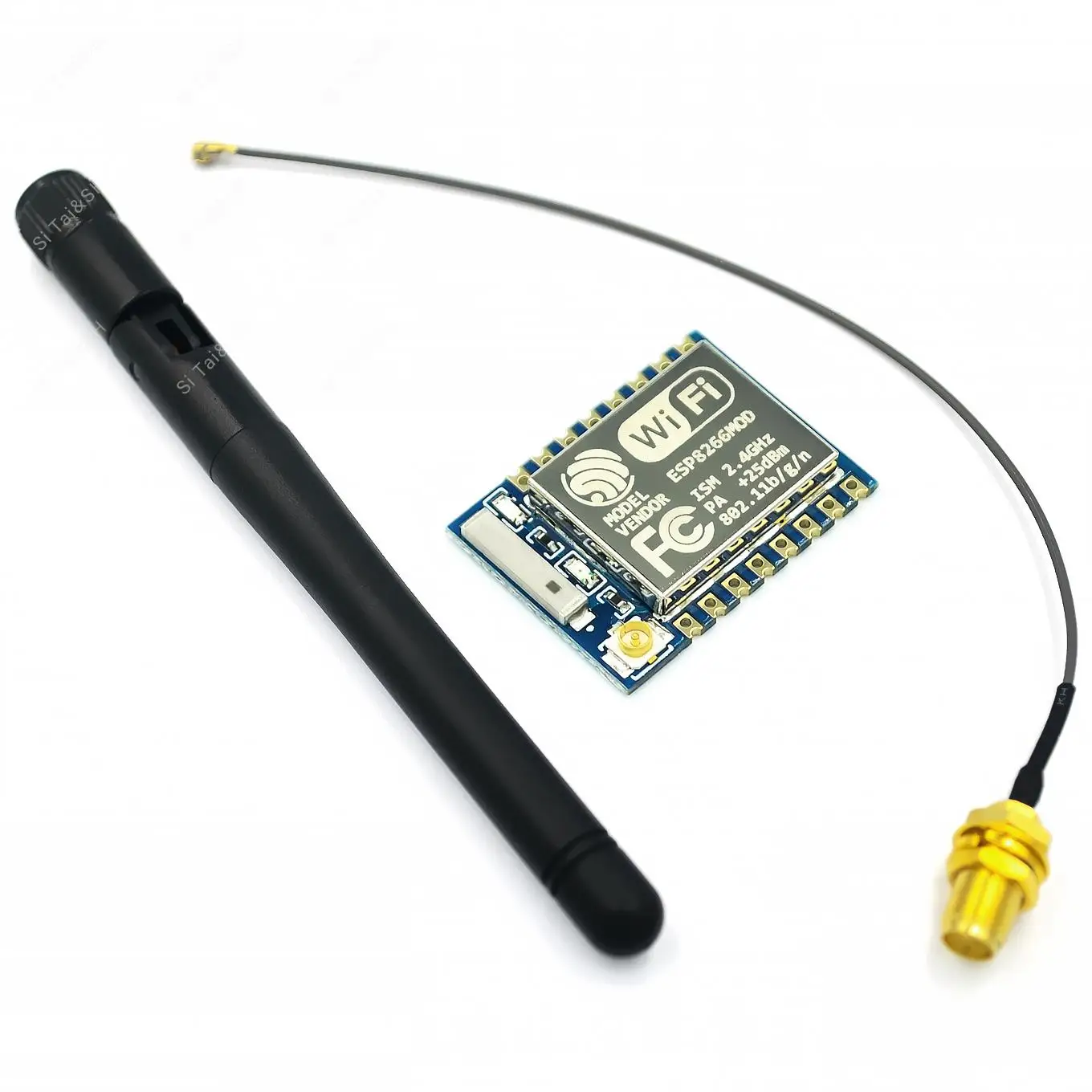 Модуль Wi-Fi ESP8266 2 4G Беспроводная антенна дБ 3 усиление для NRF24L01 PA 20 см кабель