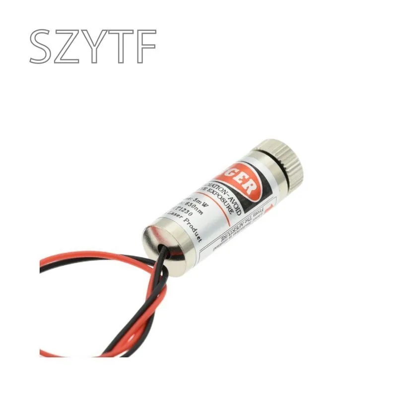 Головка лазерного модуля 650 нм 5 МВт с красной точкой/линией/крестом стеклянная