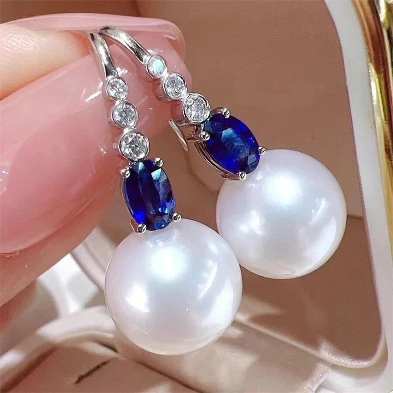 

Elegant Lady's Pearl Pendant Earrings Korean Fashion Jewelry Party Girl's Simple Accessories Sweet Hook Dangle Earring For Woman