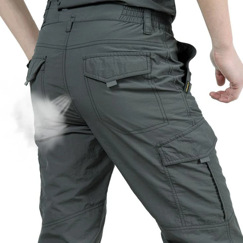 

Fishing Climbing Tactical Trekking Quick Summer Sport Hiking Pants Pants Dry Outdoor Cargo Breathable Men Army Trousers Mountain