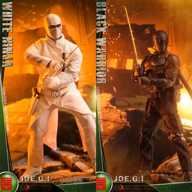 Оригинальные TWTOYS 1/12 черный воин TW2140 Белый Ниндзя TW2141 Змеиный глаз фотосессия Фигурки Модели Игрушек