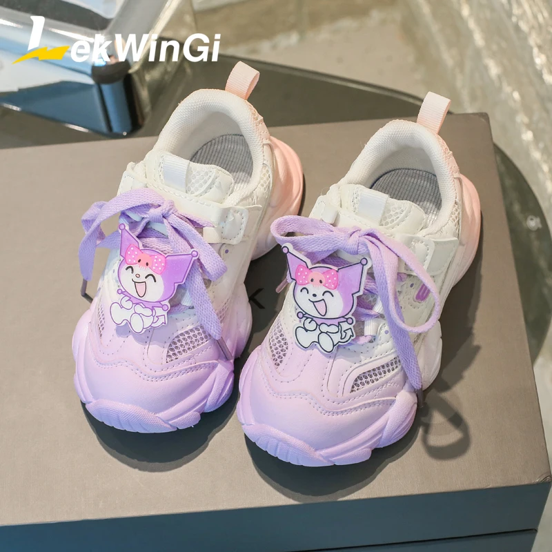 

Size 27-37 Kids Shoes Cute Cartoon Children Sport Shoes Hoop & Loop Girls Running Shoes Lightweight Kids Sneakers spor ayakkabı