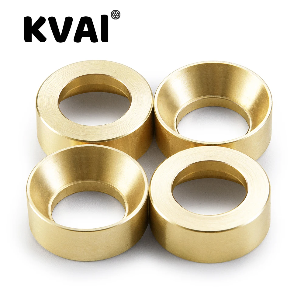 

4pcs For 1/24 Axial SCX24 90081 1.0” RC Car Metal Balance Wheel Counterweight Wheel Hub Brass Coupler Kit Upgrade Parts