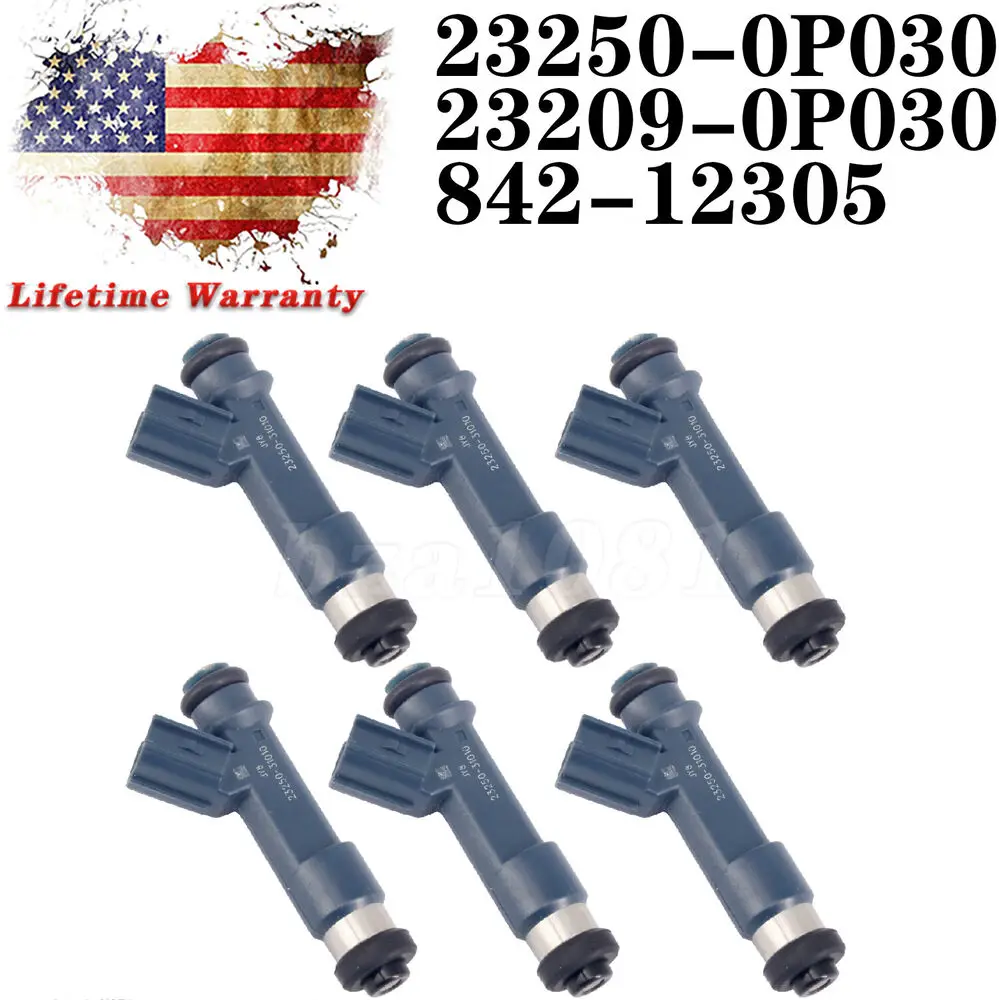 

Топливные форсунки для Toyota Tacoma 2005 л V6 23250-31010, 23250-0P030, 6 шт.