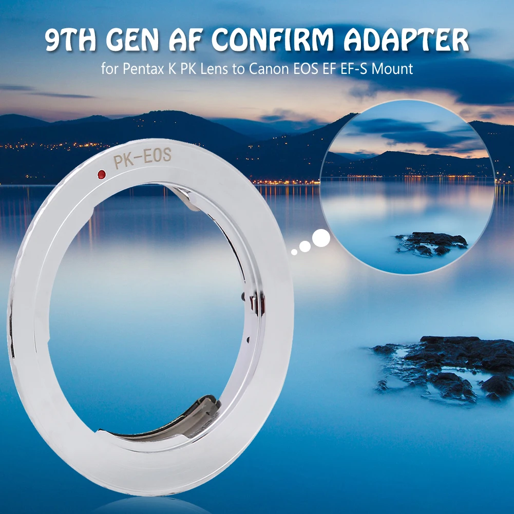 

Кольцо-адаптер для камеры 9-го поколения PK-EOS Pentax K PK к EOS EF