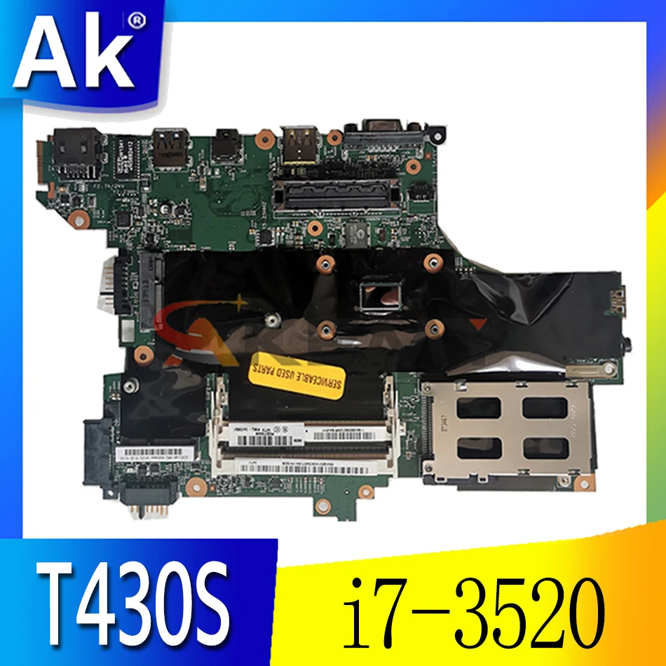 

Thinkpad is suitableFRU 04Y1458 04X1554 04X3678 for T430S i7-3520 integrated video card motherboard