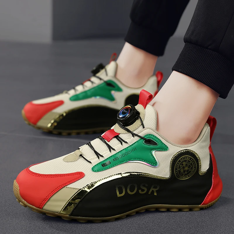 New Golf Shoes Spring/Summer Mesh Breathable Golf Training Shoe Quick Lacing Comfortable Men's Golf Shoe