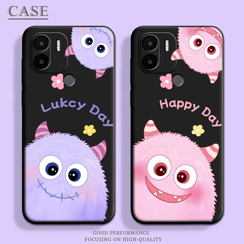 Чехол для Redmi A1 Plus A2 Бабочка мягкий силиконовый чехол телефона из ТПУ с двумя