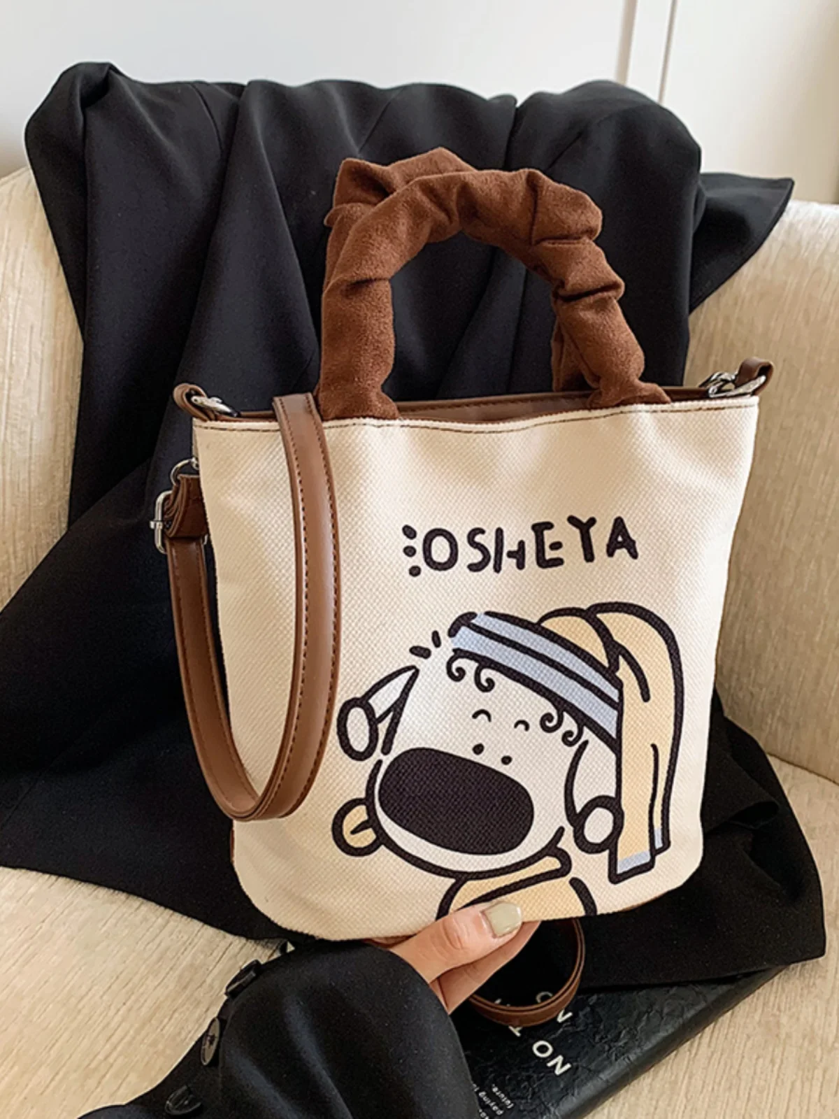 Осенне-зимняя универсальная маленькая сумка для женщин новинка 2024 милая