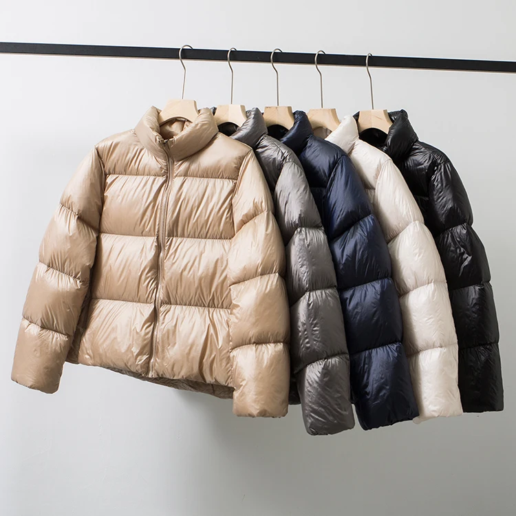 Winter light down puffy jacket luster jacket jacket jacket down jacket enlarge