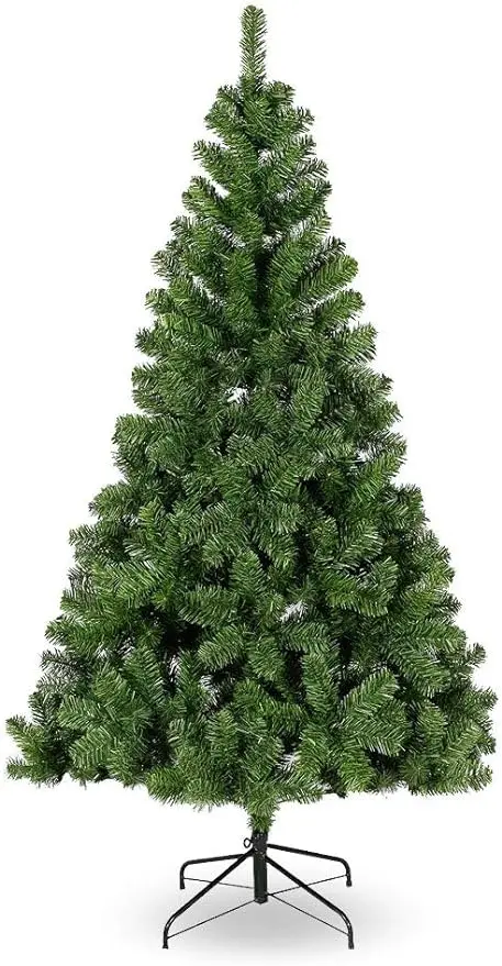 

Искусственная Рождественская елка премиум-класса Sibosen 6 футов для отдыха в помещении и на открытом воздухе искусственное украшение с 1000 наконечниками ветки, легкая сборка