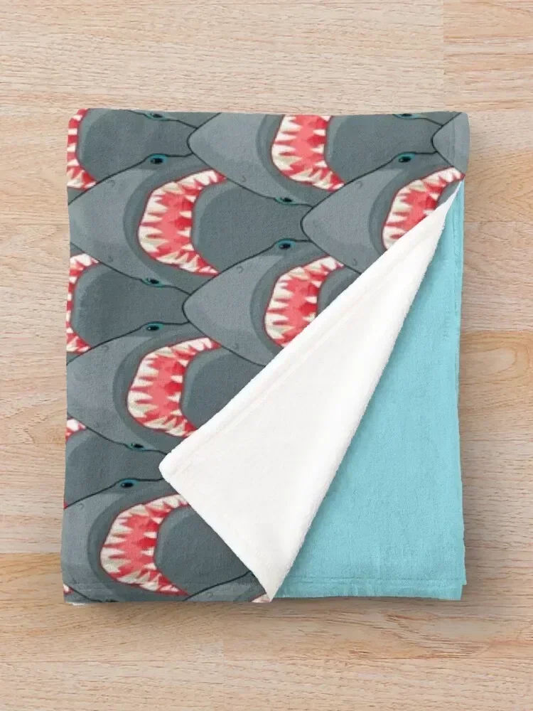 Фланелевое одеяло Jaws Movie Sharks