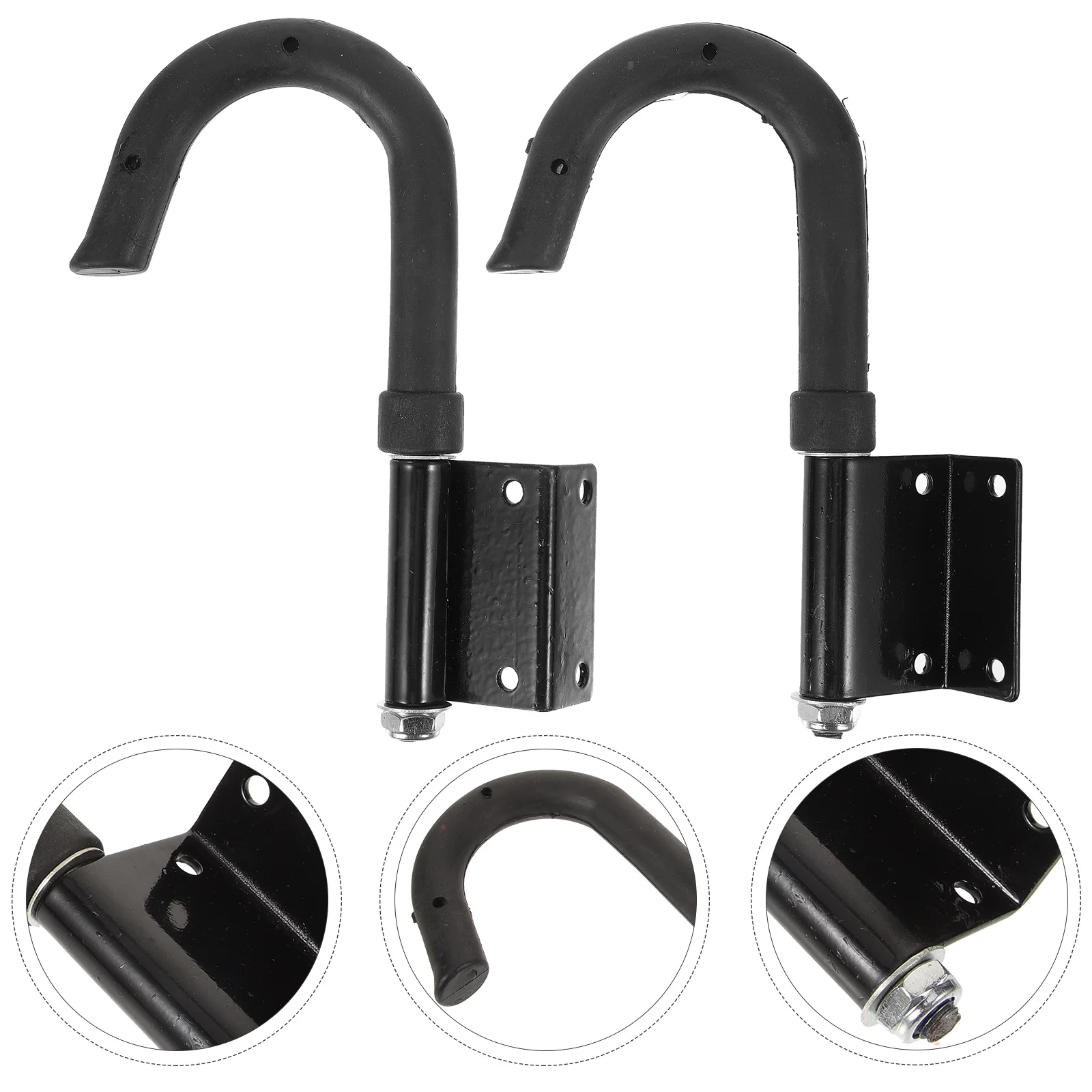 

2 Pcs Ladder Hook Hooks Wall Roof Attachment Stabilizer Outdoors Heavy Duty Garage