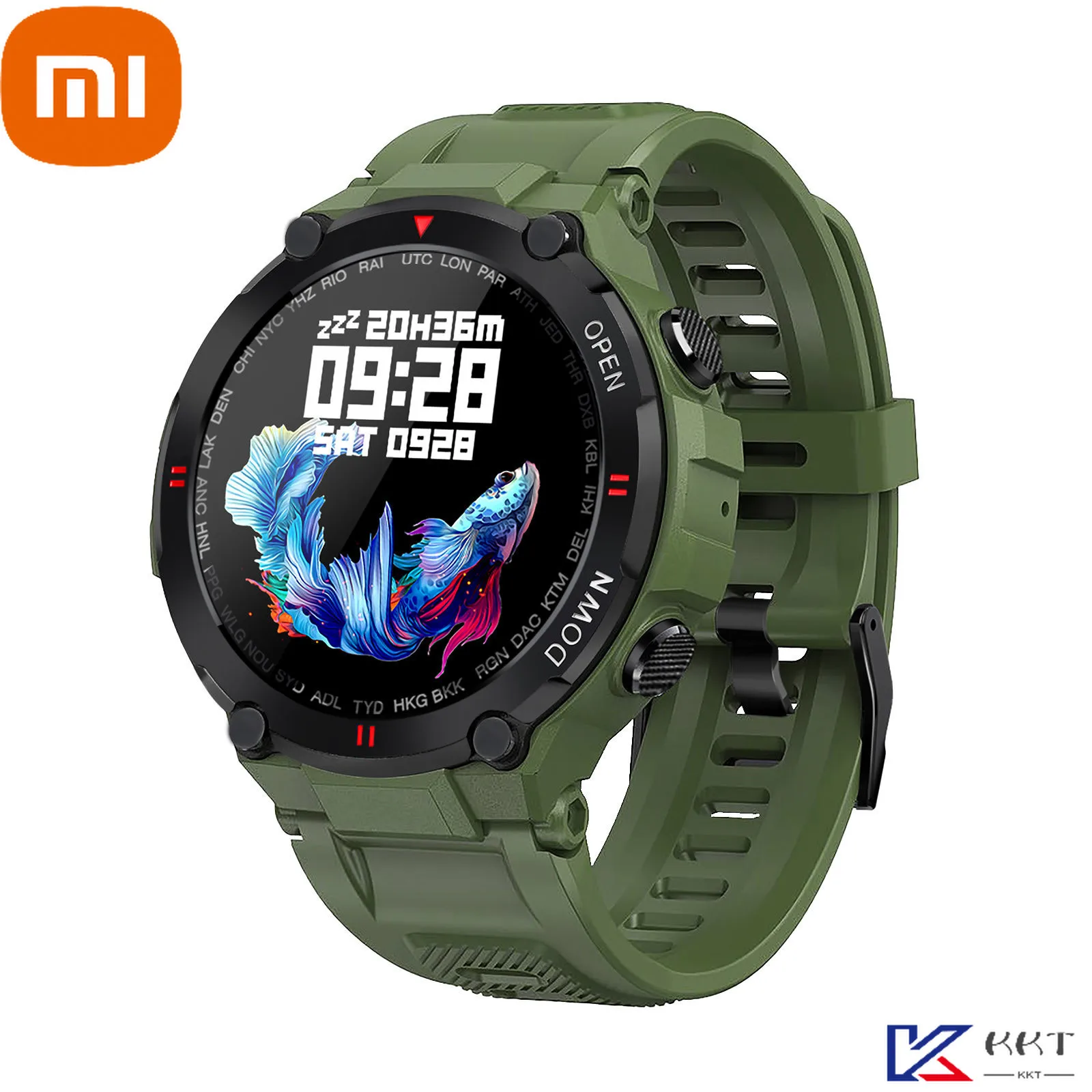 

XIAOMI 2022 K22 Smart Watch Sport Fitness Bluetooth Call Multifunction Music Control Alarm Clock Reminder Smartwatch for Phone