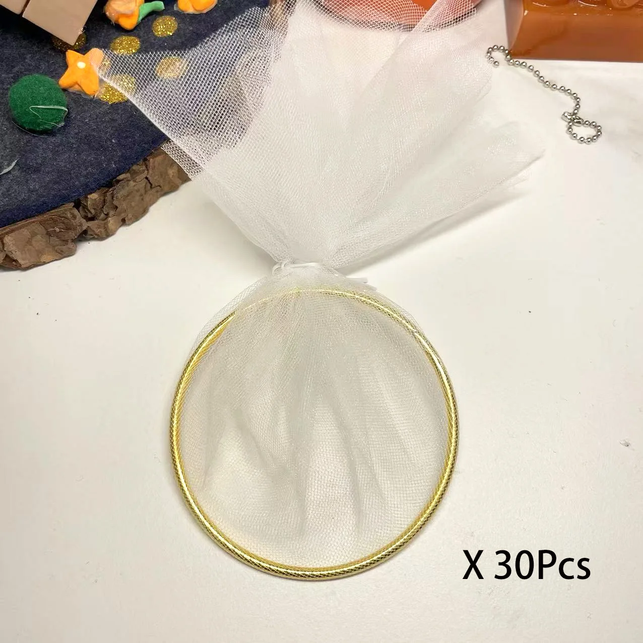 

Золотые круглые подставки для украшений 80/75/65 мм