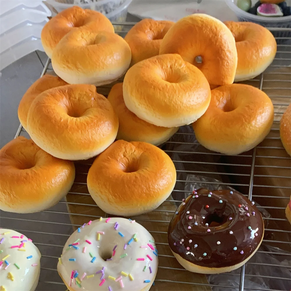 Круглая игрушка Bagel пищевой соус мягкие восстанавливающие форму иглы для хлеба