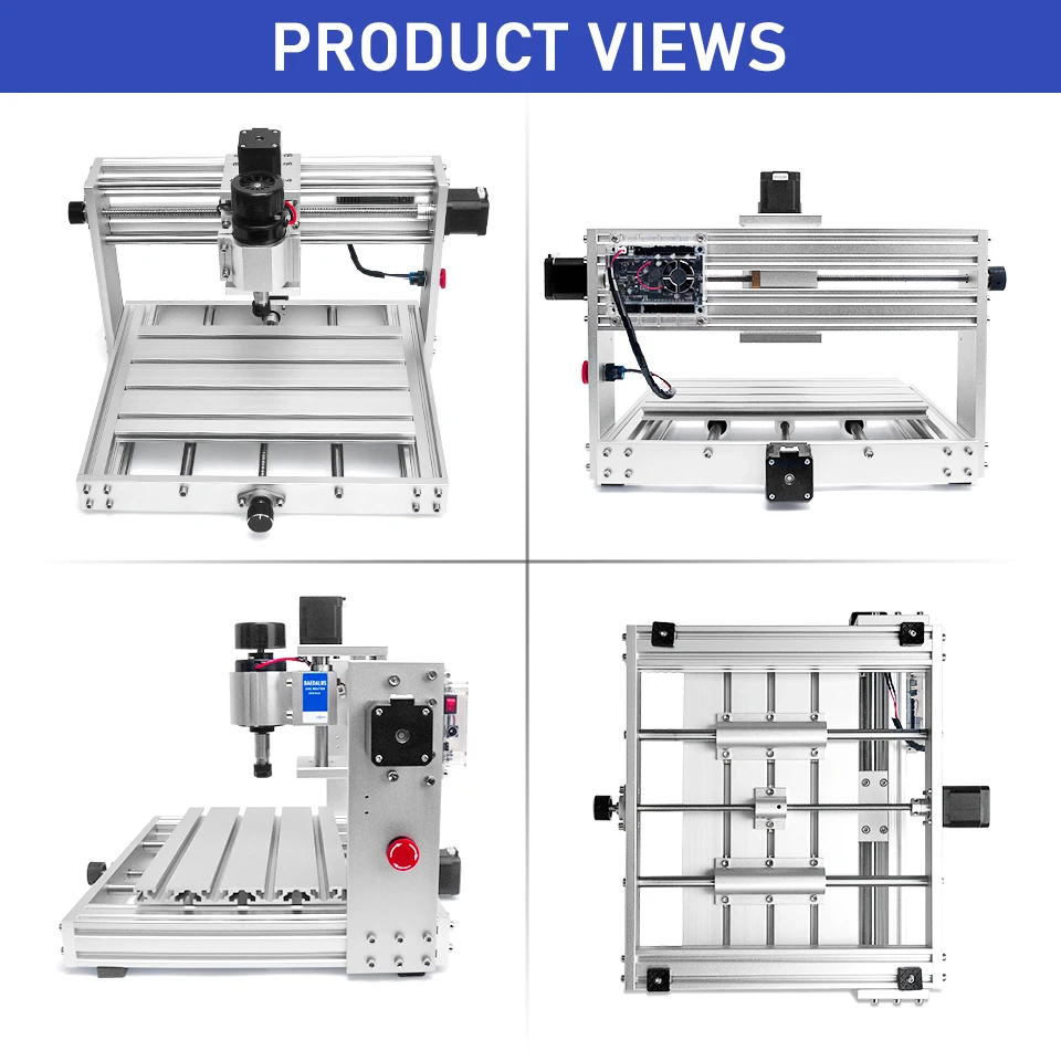 Гравировальный станок Daedalus CNC 2818 MAX фрезерный с управлением GRBL шпиндель 200 Вт