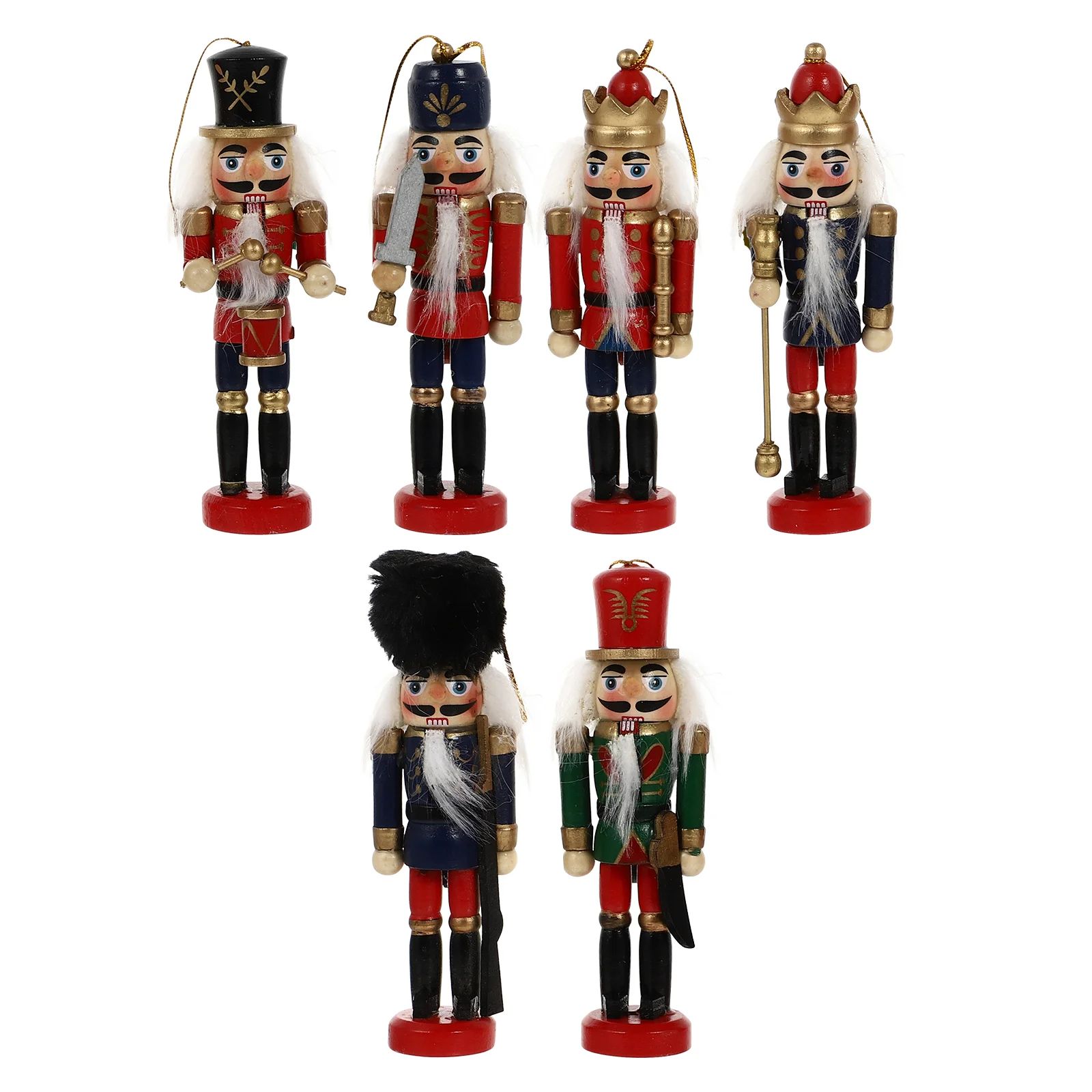 

Nutcracker Hanging Ornaments Soldier Light House Decorations Home Christmas Adornment