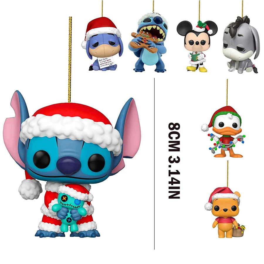 

Disney Star Baby Animation Toy Pendant Acrylic Christmas Tree Pendant Car Backpack Pendant Children's Birthday New Year Gift