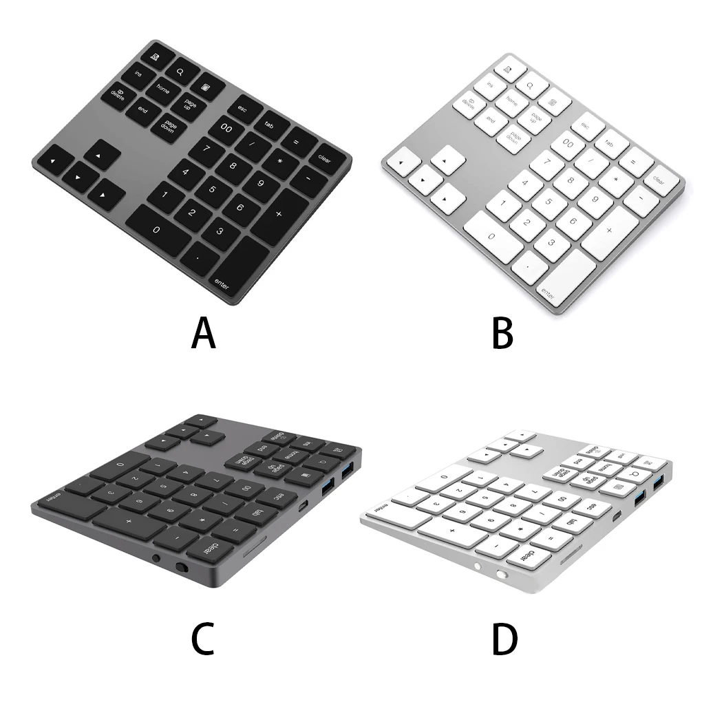 

Цифровая клавиатура с USB цифровым входом, Маленький приемник, высокая стабильность, плавная эргономичная карманная клавиатура, домашний ко...