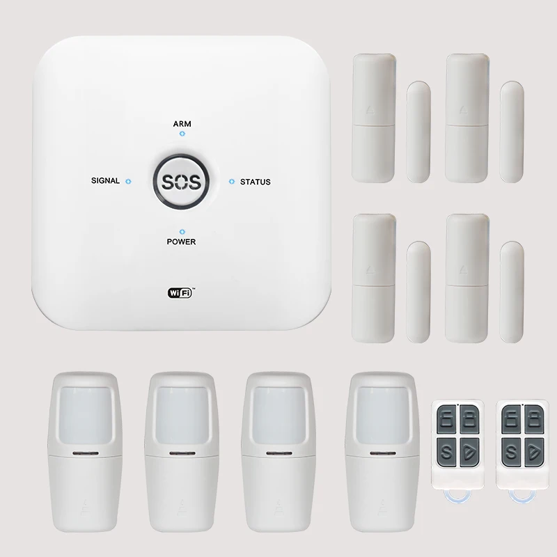 

smart house Protection WIFI+GSM Alarm Security System with camera