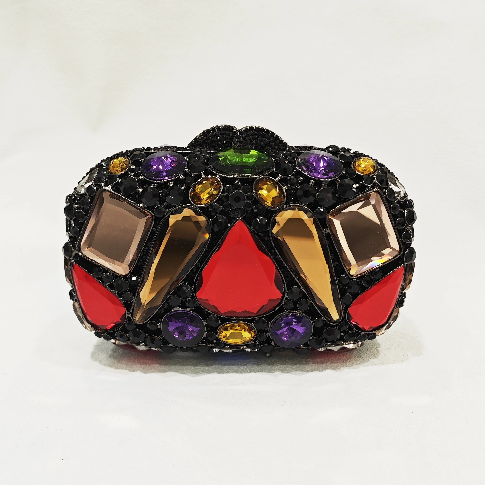 Красный/золотой свадебный кошелек со стразами свадебные сумки для выпускного