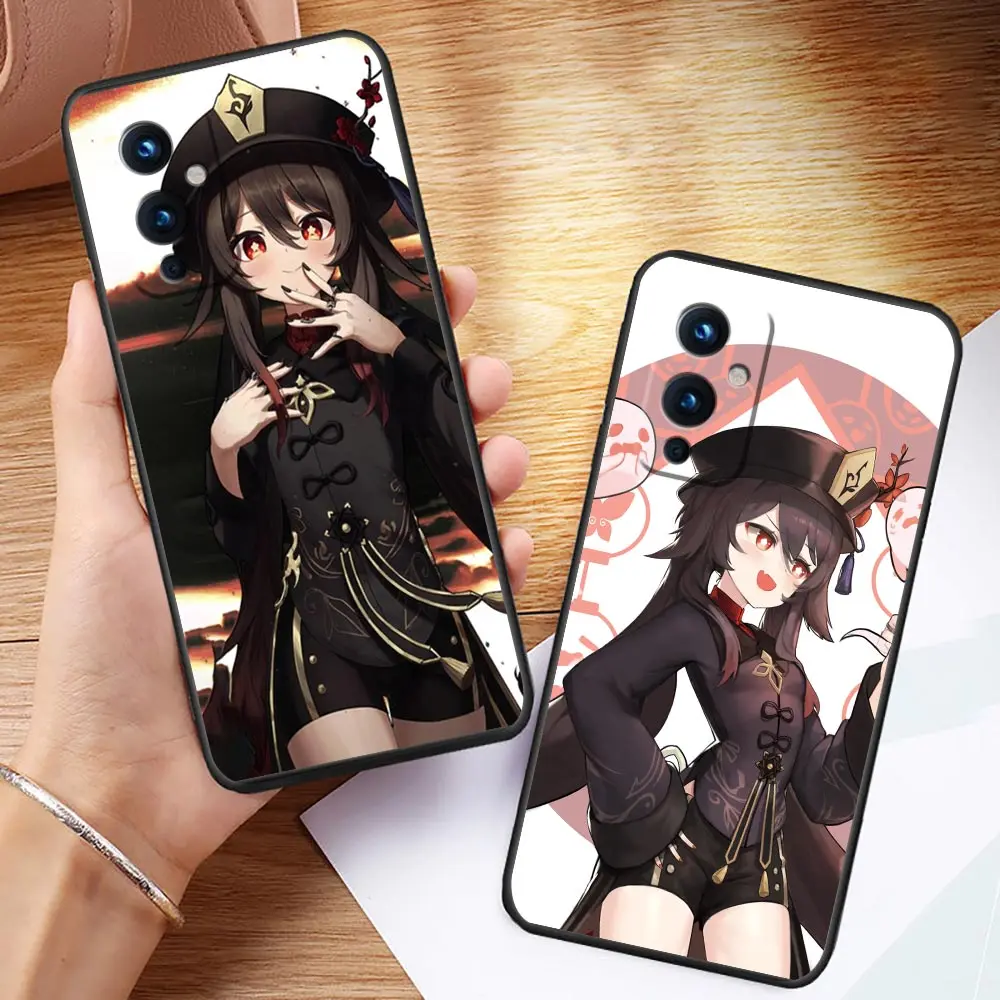 

Case For Oneplus 9 8 8T 7 7T 6 6T 5 5T NORD N100 N10 2 CE 5G Pro Silicone Case Capa Funda Coque Para Hu Tao Genshin Lmpact