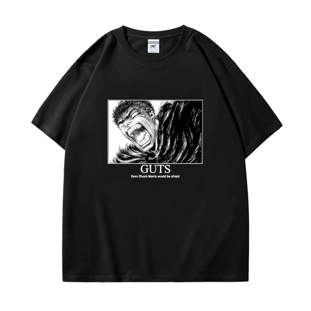 

Anime Berserk Guts T Shirt for Men Women Japanese Harajuku Manga Tops T-shirt Cool Manga Eyes Print Tee Shirt Short Sleeve Male