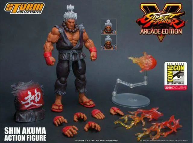 

Storm Toys 1/12 SHIN AKUMA Street Fighter White Hair SDCC Limited Version Full Set 6" Action Figure In Stock