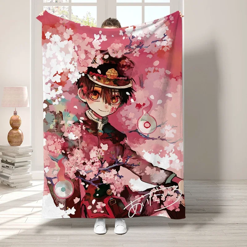 Плюшевое Коралловое Флисовое Одеяло В Стиле Бохо H-hanako Kun Декоративное Из Мягкого