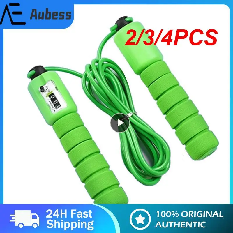 

Adjustable 2.9m Fitness Jump Ropes with Counter Sports Fast Speed Counting sponge Jump Skip Rope Skipping Wire examination rope