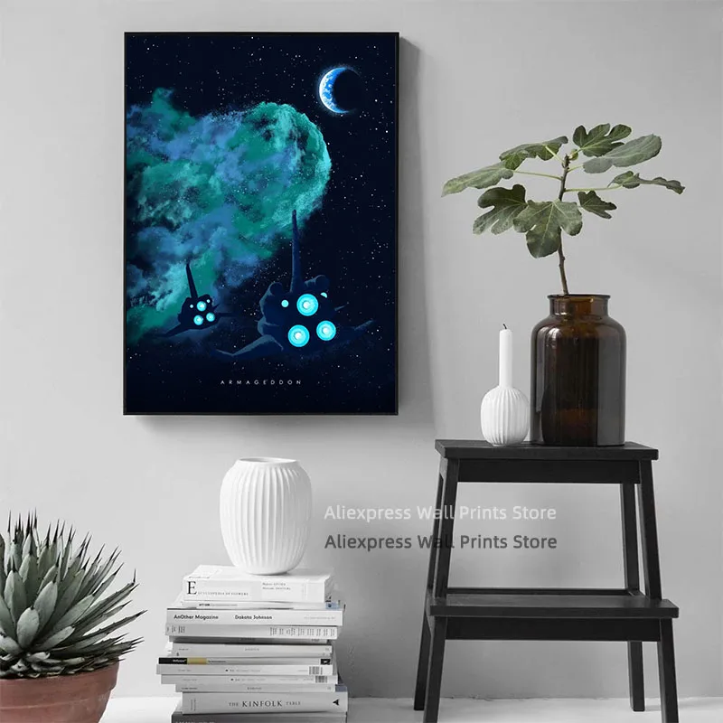 Armageddon Poster Wall Art Canvas Painting Prints Pictures Home Decoration | &amp Calligraphy