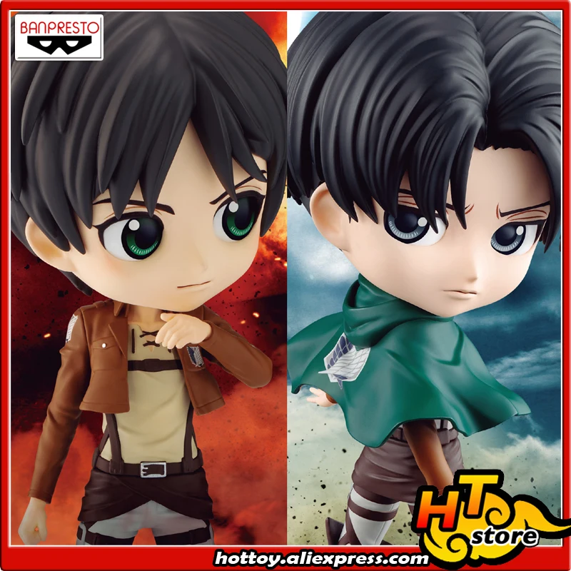 

SALE0a Original Banpresto Q Posket QPosket Collection Figure - LEVI EREN YEAGER From "ATTACK ON TITAN"
