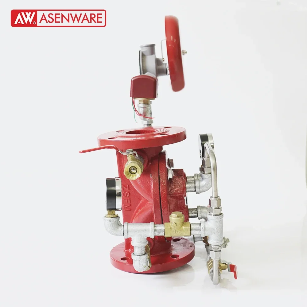 Автоматическая пожарная спринклерная система сигнальный клапан DN65-DN200