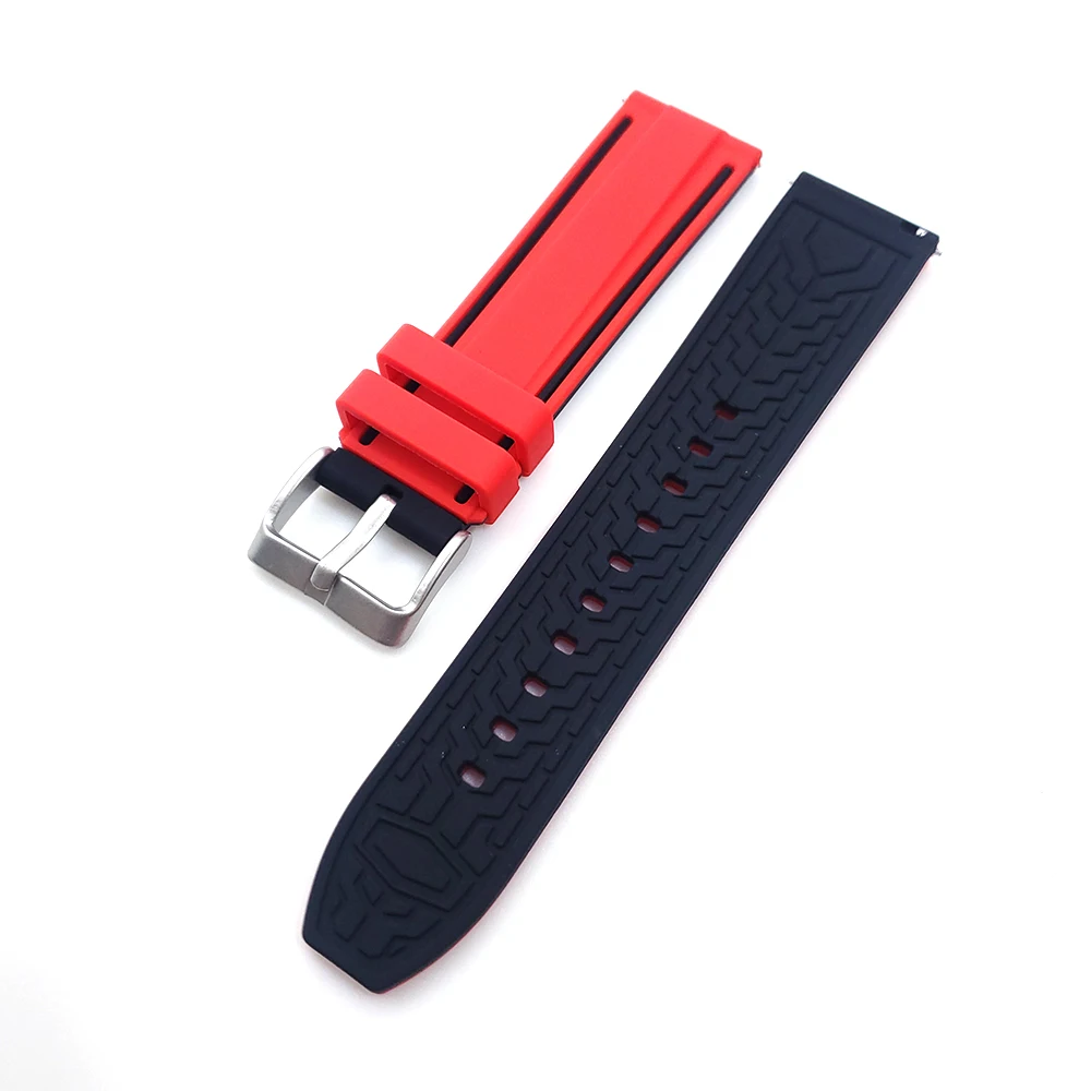 

Quick Release Rubber Strap 22mm 20mm Silicone Watchbands WristBands Bracelet Replacement Watch Band For Men bands