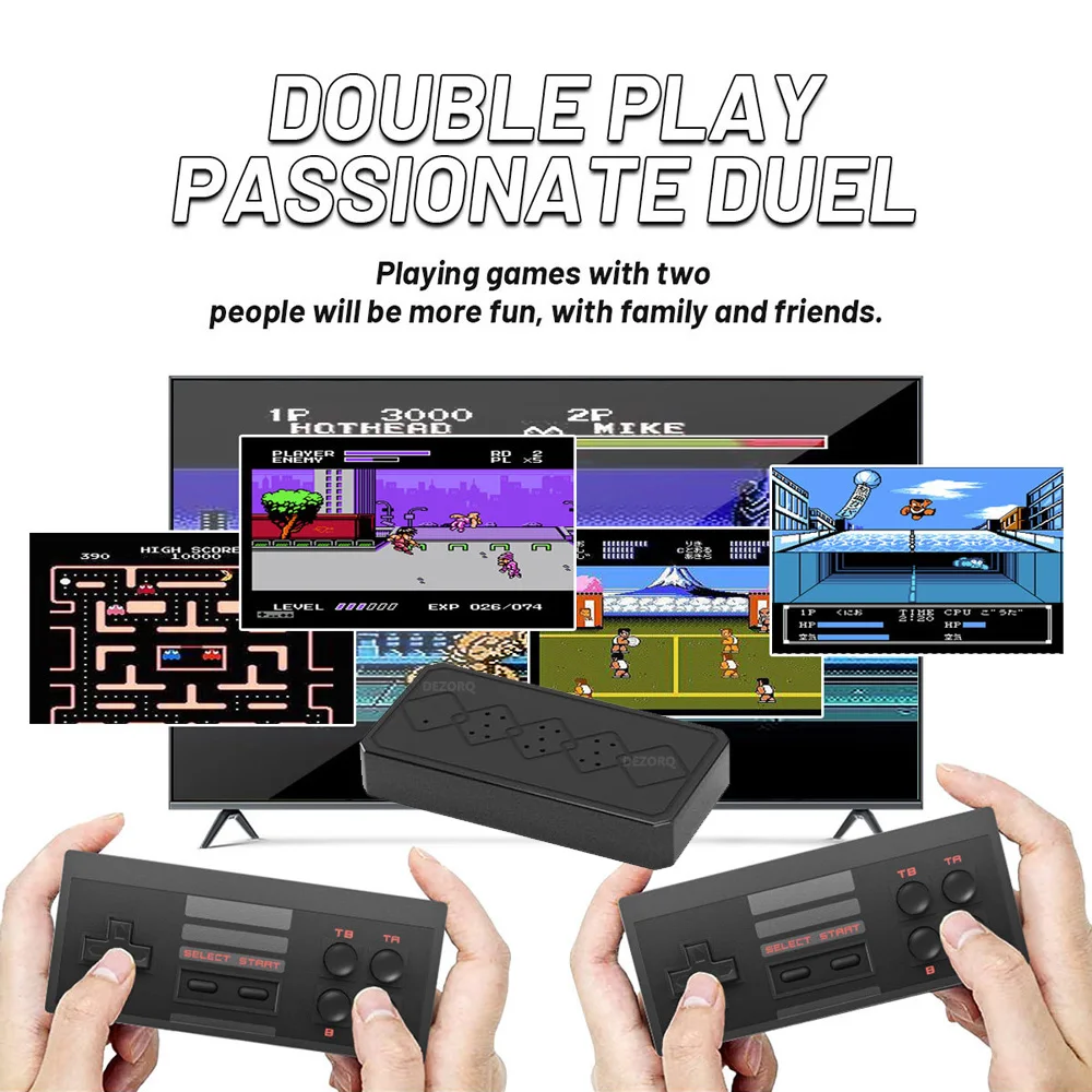 Мини ТВ Ретро портативная игровая консоль AV выход 8 бит игровой джойстик