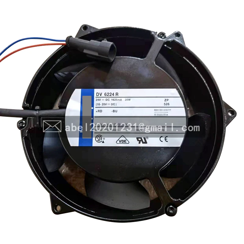 

Новый вентилятор охлаждения DV6224R 24 В постоянного тока для преобразователя частоты ACS800 с высокой термостойкостью 17251 172*51 мм