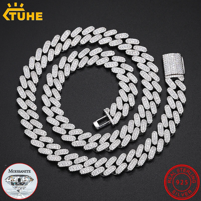 TUHE унисекс новая кубинская цепочка в стиле хип-хоп высокое качество VVS1