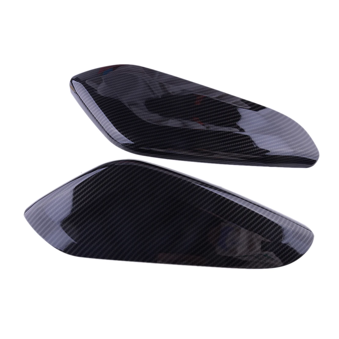 

2Pcs Car Interior Gear Shift Side Panel Trim Cover Carbon Fiber Style ABS Fit for Chevrolet Camaro 2016 2017 2018 2019 2020