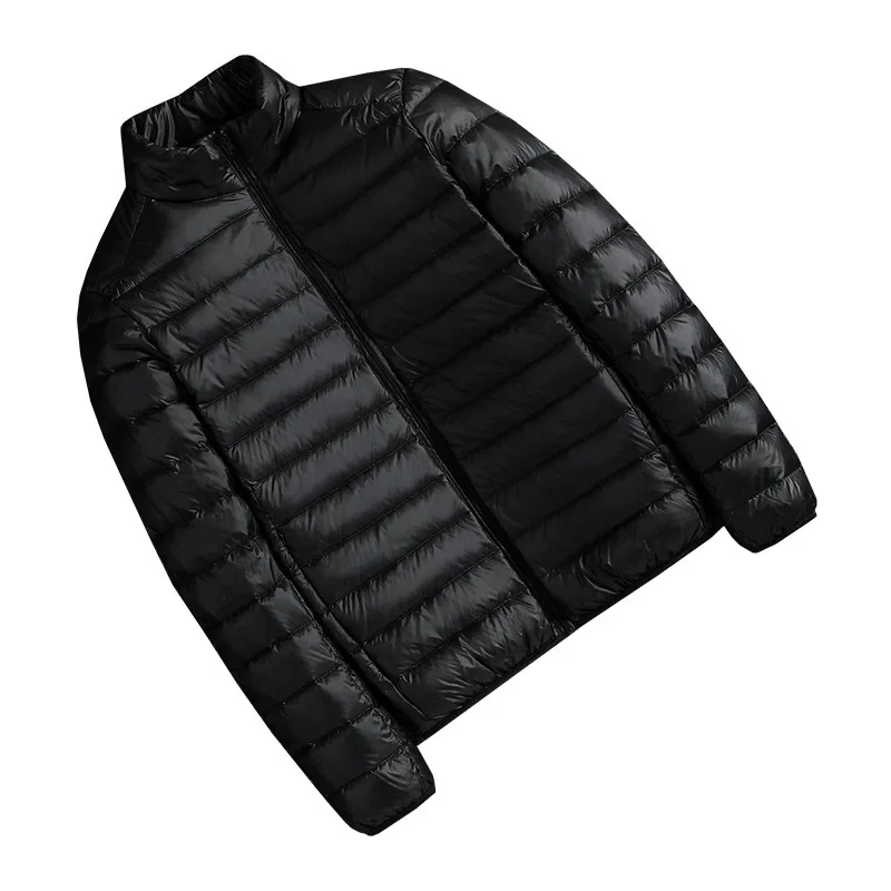 Новинка 2024 мужской пуховый жилет модный легкий с воротником-стойкой на плечах