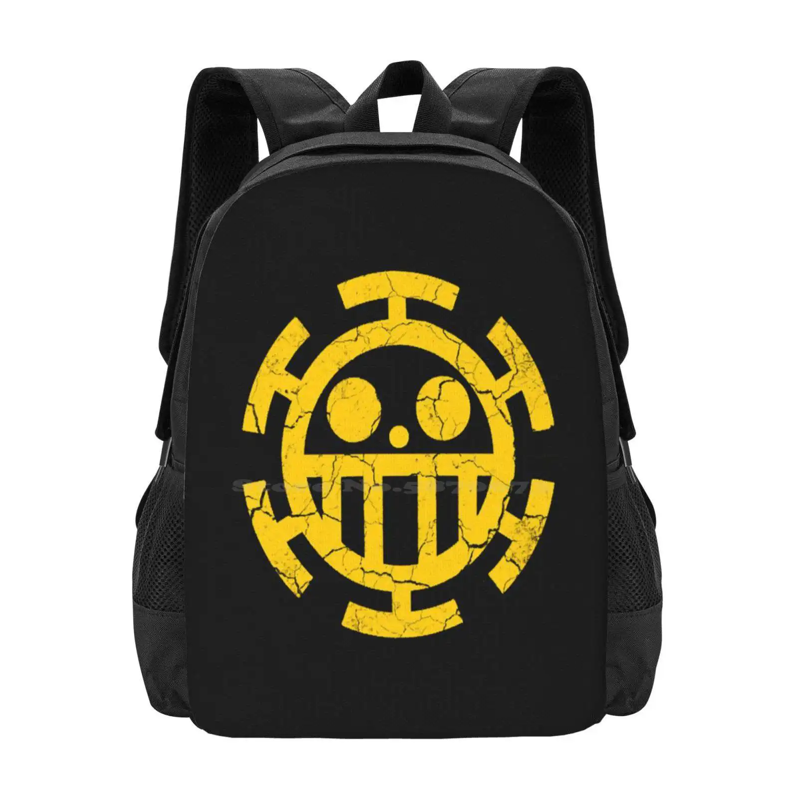 

Law Teen College Student Backpack Pattern Design Bags Anime Lover Heart Pirates Japanese Manga Monkey D Luffy Mugiwara Nami