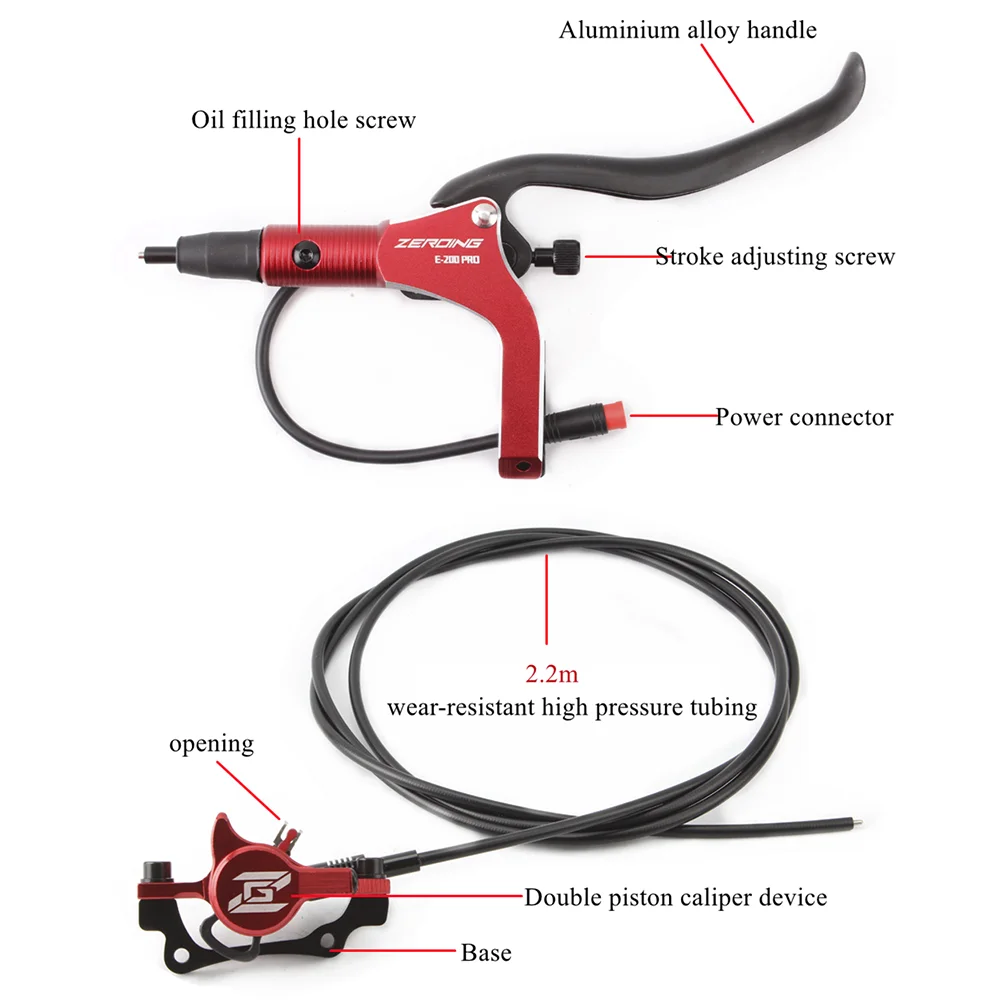 ZEROING горный электровелосипед мини электрический 2 поршневой гидравлический