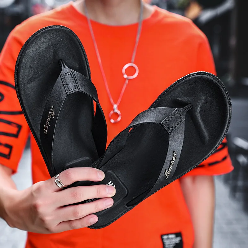 Hot Sell Footwear 2022 Massage Flip-flops Summer Men Slippers Beach Sandals Comfortable Men Casual Shoes Fashion Men Flip Flops